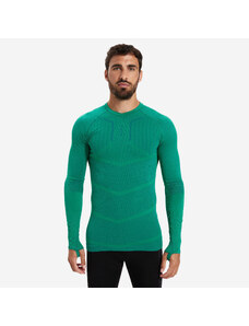 KIPSTA Spodní hřejivé tričko s dlouhým rukávem Keepdry 500 zelené
