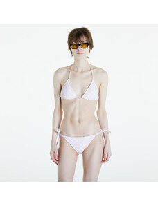 Dámské dvoudílné plavky Daily Paper Reya Monogram Bikini Top Ice Pink
