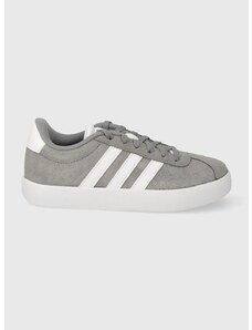 Dětské sneakers boty adidas VL COURT 3.0 K šedá barva