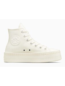 Kecky Converse Chuck Taylor All Star Modern Lift dámské, bílá barva, A06140C