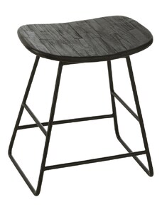 Černá dřevěná stolička J-line Tekke 45 cm