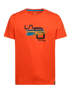 La Sportiva STRIPE CUBE T-SHIRT Men Oranžová