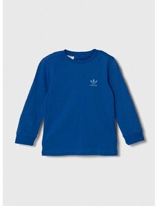 Dětská bavlněná košile s dlouhým rukávem adidas Originals