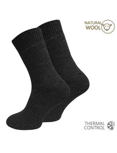 Pánské pletené ponožky norského typu s obsahem vlny - 2 páry
