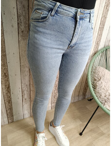 Italy moda Světle modré jeans M-sara, push-up XS-XL