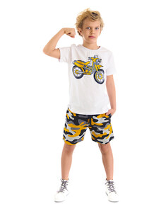 mshb&g Motorcycle Boy T-shirt Shorts Set