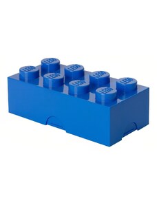 Modrý box na svačinu LEGO Lunch 20 x 10 cm