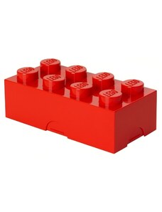 Červený box na svačinu LEGO Lunch 20 x 10 cm