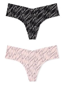 Victoria's Secret Dámské bezešvé tanga kalhotky Victoria´s Secret - 2pack