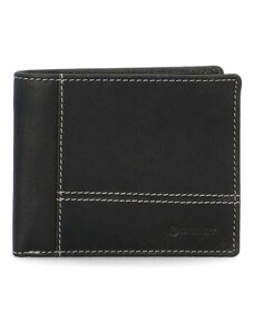Pánská kožená peněženka černá - Diviley Goofry černá