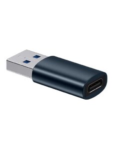 Baseus Ingenuity Series Mini adaptér USB 3.1 OTG na USB-C modrý (ZJJQ000103)