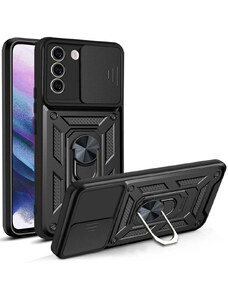 Techsuit Camshield pouzdro pro Samsung Galaxy S21 FE černá