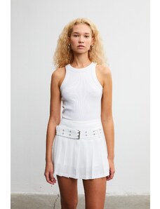 VATKALI Pleated mini short skirt - Padded edition