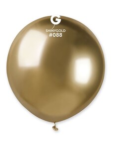 SMART Balónek chromovaný 48 cm – lesklý zlatý - Silvestr -1 ks