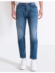 ANTONY MORATO MMDT00264FA7504751W01754 MIN OF 10 JEANS ARGON SLIM ANKLE LENGHT FIT IN BLUE DENIM AUTHENTIC LOOK KALHOTY PÁNSKÉ