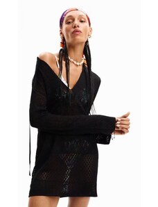 Dámské šaty DESIGUAL 24SWMF03 2000 SWIM_DRESS EL CAIRO 2000 BLACK