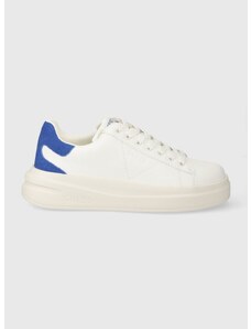 Kožené sneakers boty Guess ELBINA bílá barva, FLPVIB SUE12