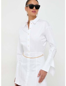 Šaty Elisabetta Franchi bílá barva, mini, AB51841E2