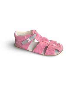 Ef Barefoot sandály růžová - šedá