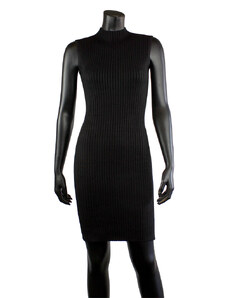 Pletené šaty + svetr Donna 94354 černé