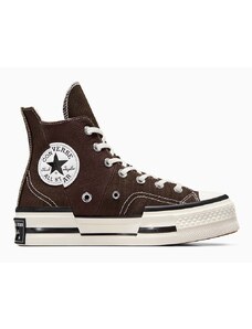 Kecky Converse Chuck 70 Plus HI hnědá barva, A08095C