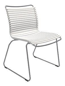 Bílá plastová zahradní židle HOUE Click