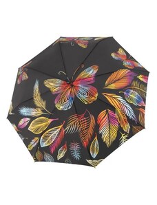 Dámský luxusní saténový automatický deštník Fiber Magic Colourfly Doppler AC 746165SF- vícebarevný
