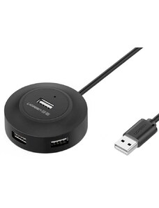 Ugreen HUB 4v1 USB-A - 4xUSB-A 2.0 480Mb/s 1m černý (CR106)