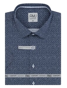 Pánská košile krátký rukáv AMJ VKSBR 1283 Slim Fit Comfort