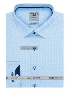 Pánská košile dlouhý rukáv AMJ VDSBR 1321 Slim Fit Comfort