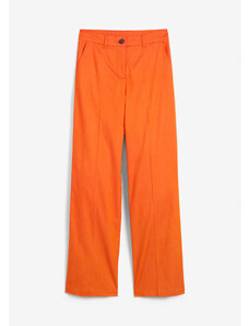 bonprix Široké kalhoty Oranžová