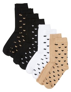 bonprix Ponožky (8 párů) Černá