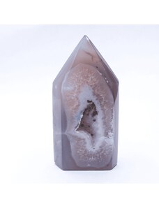 Milujeme Kameny Achát - obelisk - broušený kámen CHY9