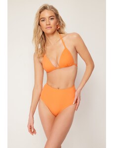 Trendyol Orange High Waist Hipster Bikini Bottom