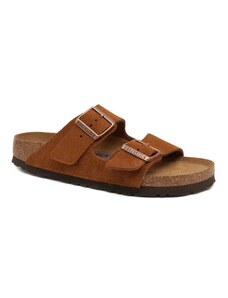 Birkenstock Kůžoné pantofle Arizona SFB VL Mink