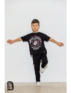 Chlapecké triko All for kids Bulldogs černé