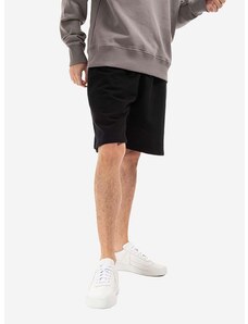 Bavlněné šortky A-COLD-WALL* Essential Logo Sweat Short ACWMB118 černá barva