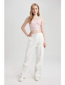 DEFACTO Cool Parachute Gabardine Cotton Pants