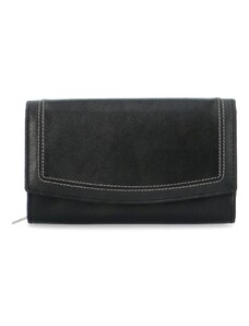 Dámská kožená peněženka černá - Delami Uwenna černá