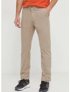 Kalhoty Napapijri M-Puyo pánské, béžová barva, jednoduché, NP0A4H1FN1F1
