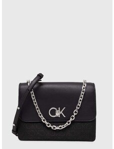 Kabelka Calvin Klein černá barva, K60K611877