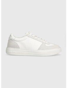 Kožené sneakers boty Karl Lagerfeld T/KAP bílá barva, KL51424