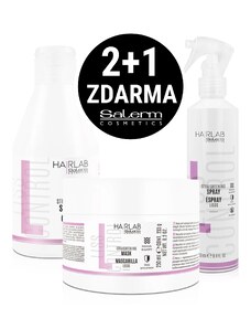 Salerm Cosmetics Salerm HAIR LAB Liss Control šampon 300 ml + maska 250 ml + sprej 250 ml kosmetická sada pro vyhlazení vlasů