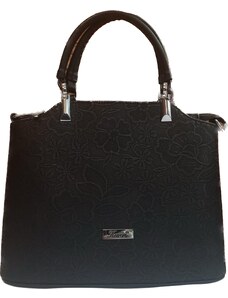 Dámská kabelka Karen Lily - černá/ vzor