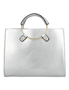 Beast Style Barebag Moderní dámská kabelka do ruky Beast stříbrná
