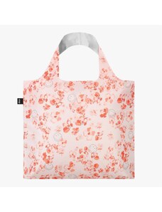 Skládací nákupní taška LOQI SMILEY Blossom