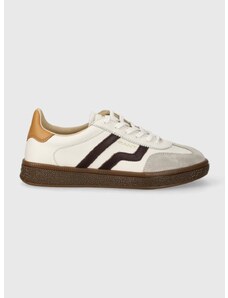 Kožené sneakers boty Gant Cuzima bílá barva, 28533549.G202