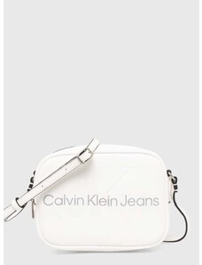 Kabelka Calvin Klein Jeans bílá barva, K60K610275
