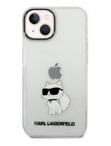 Apple iPhone 14 Karl Lagerfeld IML Choupette NFT Case transparentní