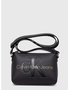 Kabelka Calvin Klein Jeans černá barva